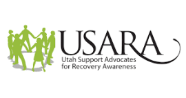 Utah Support Advocates for Recovery Awareness logo